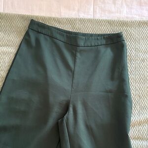Wide leg Emerald Green Trousers